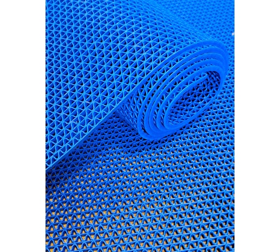 Изображение товара Покрытие противоскользящее для бассейна и бани QUINGDAO TOPLIT "Зиг-Заг" (4,5 мм) 90x500 синий ZigZag_09х5с