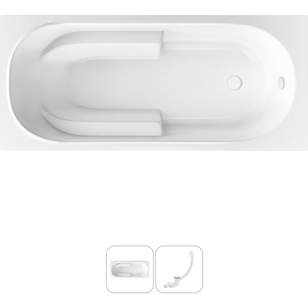 Изображение товара Акриловая ванна Lavinia Boho Bristol 1500x750 мм