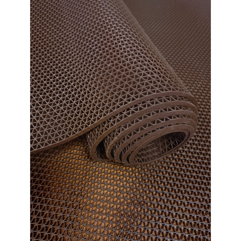 Изображение товара Противоскользящее покрытие для бассейна и бани 4,5 мм коричневый ZigZag 2,25 м²