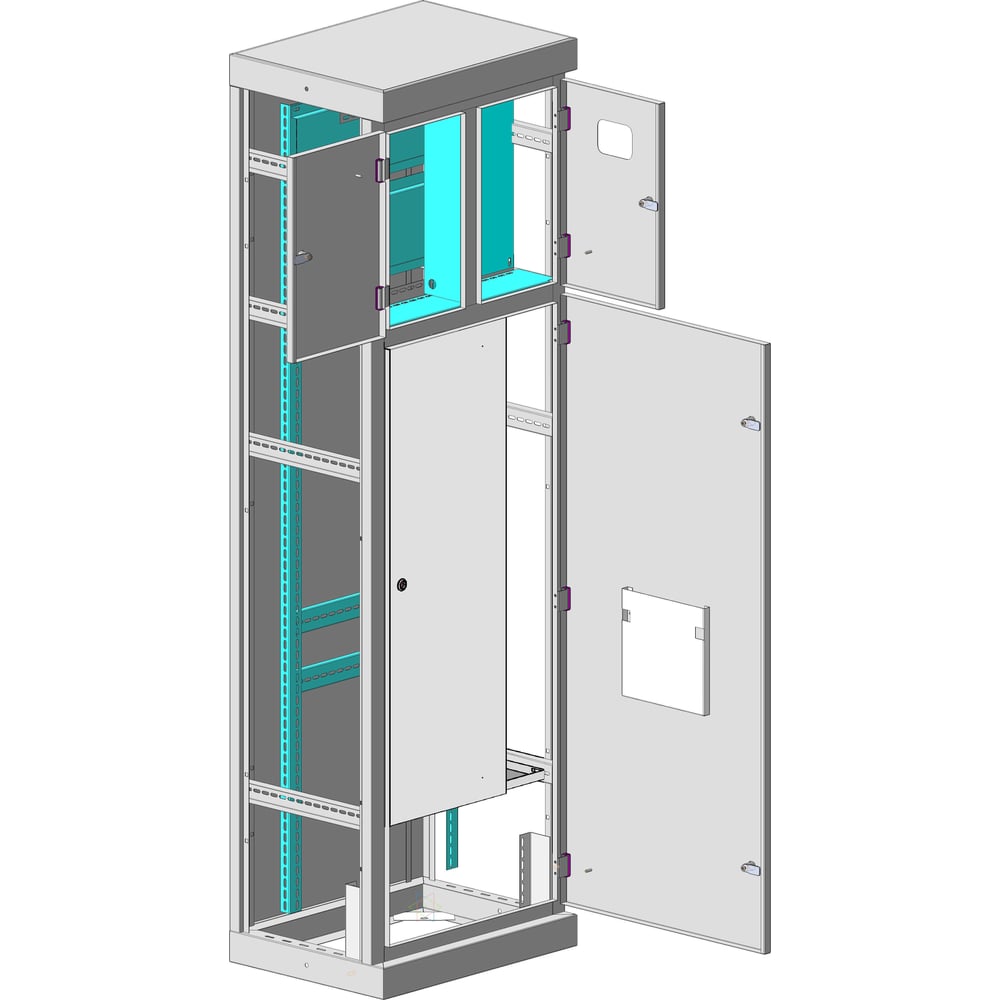 Изображение товара Корпус MULTICOLOR ВРУ-3 630x2000x450 с рубильником и IP31 защитой для промышленного участка