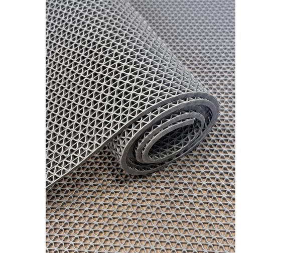 Изображение товара Покрытие противоскользящее для бассейна и бани QUINGDAO TOPLIT "Зиг-Заг" (4,5 мм) 90x700 серый ZigZag_09х7grey