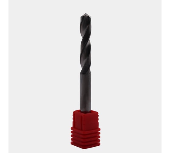 Изображение товара Сверло твердосплавное цельное короткое, ц/х, 6.2x30x70 мм, ВК8, 2300-3901, ГОСТ 17274-71 РосИнструмент 233901