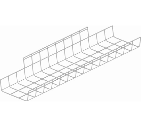 Изображение товара Корзина для фиксации источников питания НАЙДИ крепление к боковой стенке, белый КИП002.53