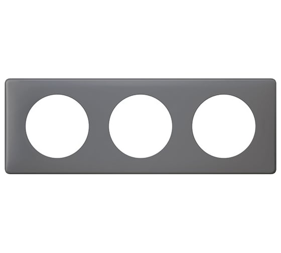 Изображение товара Рамка Legrand программа Celiane 3 поста, фиолетовая перкаль 066733