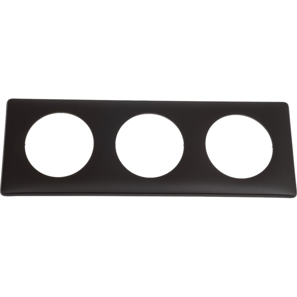 Изображение товара Рамка Legrand программа Celiane 3 поста, черная перкаль 066743