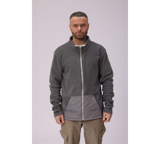 Изображение товара Флисовая толстовка Orlov-sky 5080117/3-1 "Мастер" размер 56-58, рост 170-176, цвет сталь 4670093487895