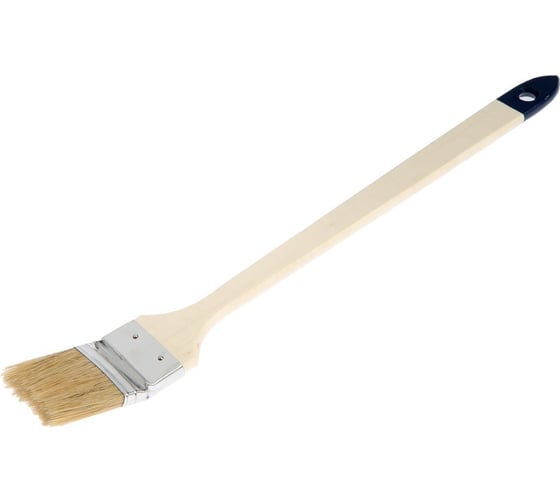Изображение товара Радиаторная кисть ТУНДРА натуральная щетина, деревянная рукоятка, 2", 50 мм 881547