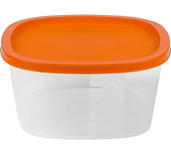 Изображение товара Контейнер квадратный для СВЧ и заморозки Мультипласт Групп 1,55 л 30 МИКС MPG5989