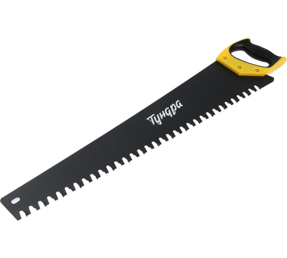 Изображение товара Ножовка по газобетону ТУНДРА твердосплавные напайки, защитное покрытие, 700 мм 881819