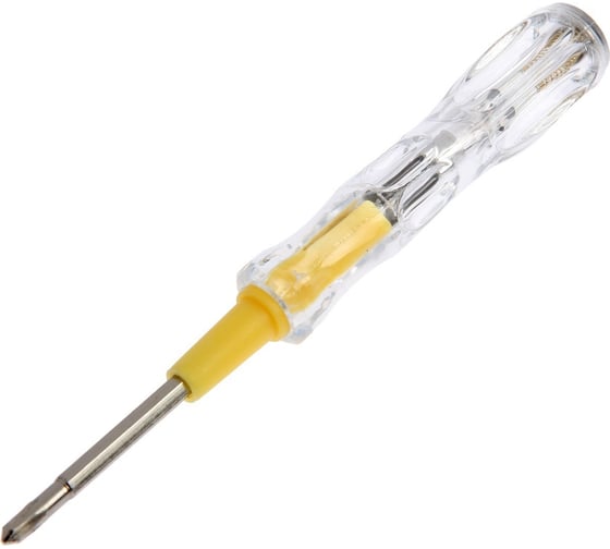 Изображение товара Индикаторная отвертка ТУНДРА пластиковая рукоятка, 155 мм 2276018