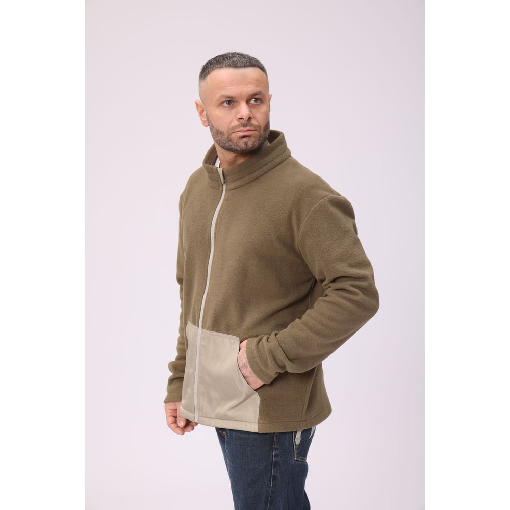 Изображение товара Флисовая толстовка Orlov-sky Мастер размер 48-50 зеленый сумрак для мужчин