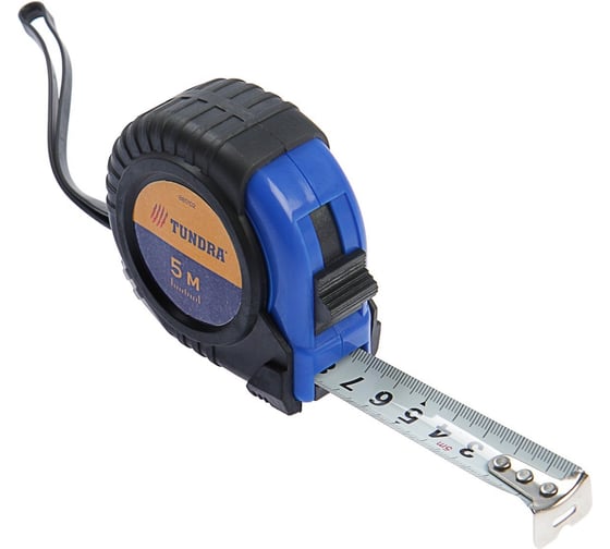 Изображение товара Рулетка ТУНДРА обрезиненный корпус 5 м х 19 мм 881702