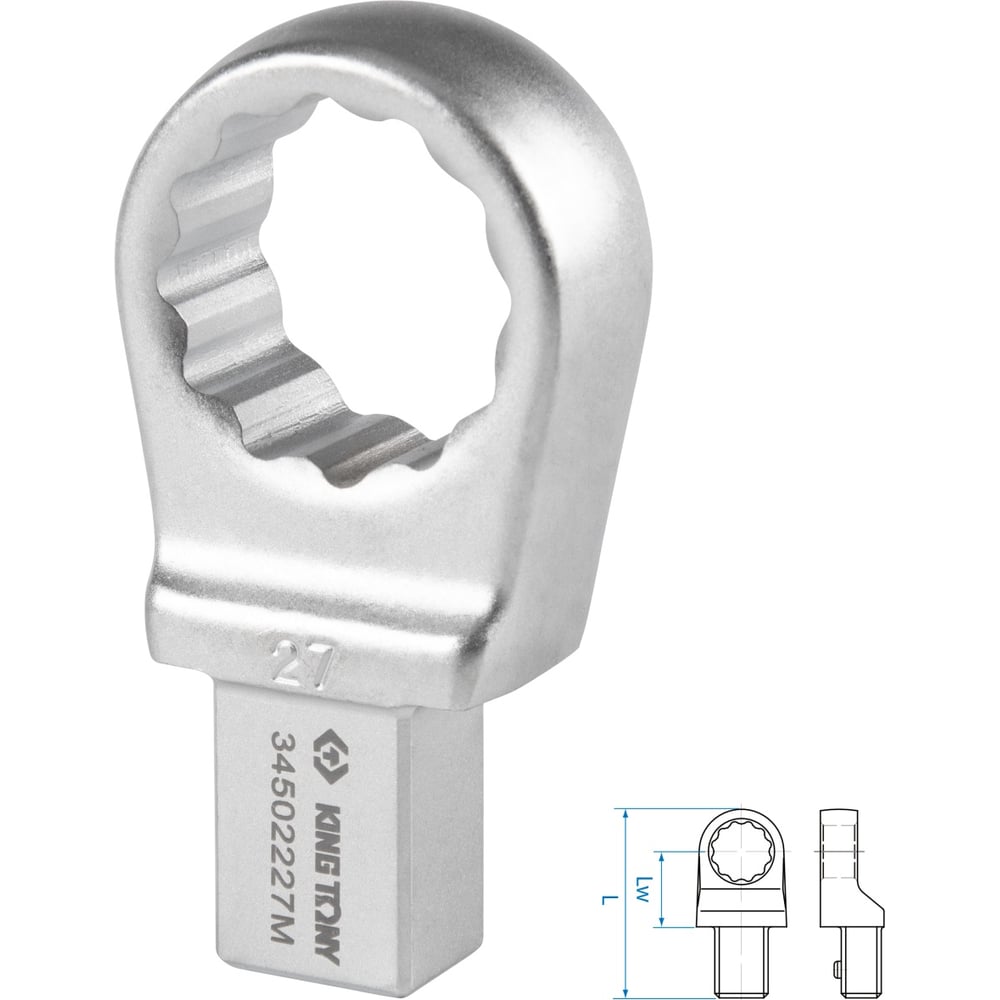 Изображение товара Насадка накидная серии FIT 27 мм 14x18 мм KING TONY 34502227M