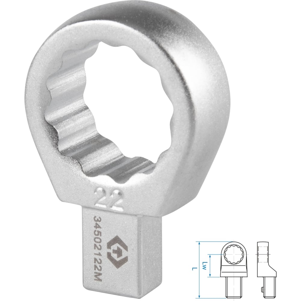 Изображение товара Насадка накидная серии FIT 22 мм, 9x12 мм KING TONY 34502122M