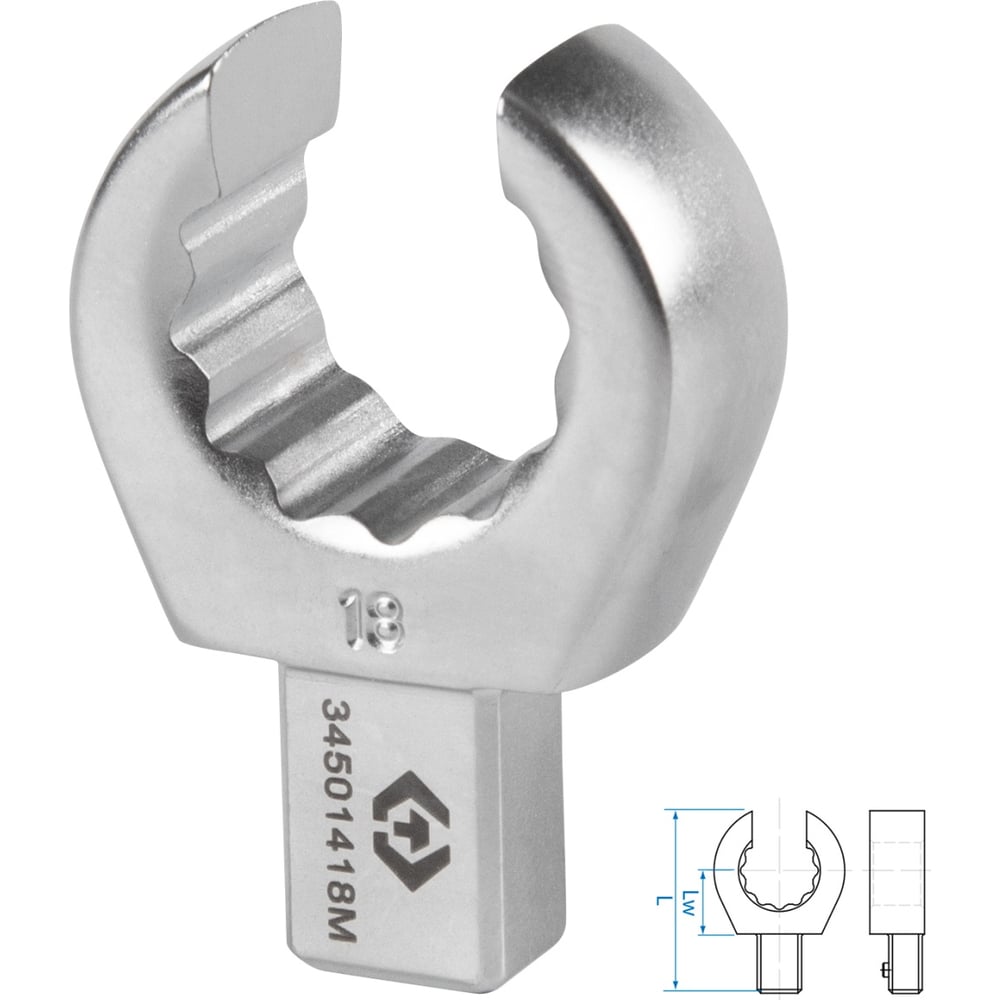 Изображение товара Насадка разрезная серии FIT 18 мм 9x12 мм KING TONY 34501418M