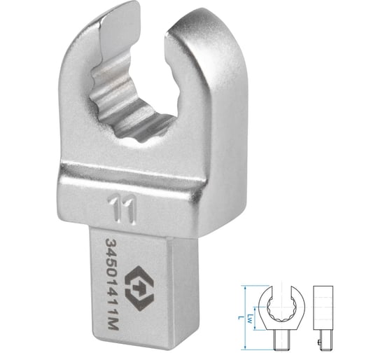 Изображение товара Насадка разрезная серии FIT 11 мм, 9x12 мм KING TONY 34501411M