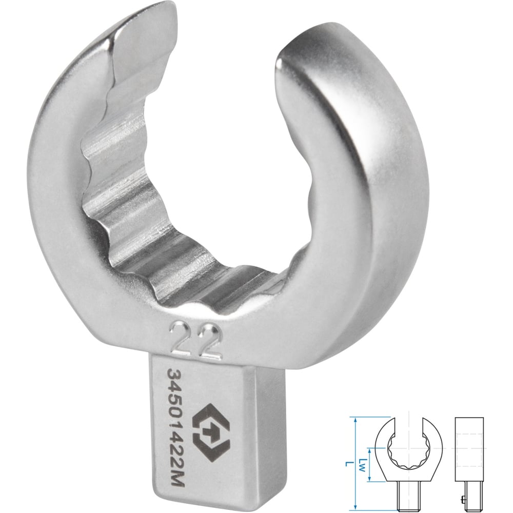 Изображение товара Насадка разрезная серии FIT 22 мм 9x12 мм KING TONY 34501422M