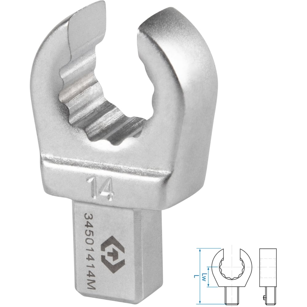 Изображение товара Насадка разрезная серии FIT 14 мм, 9x12 мм KING TONY 34501414M
