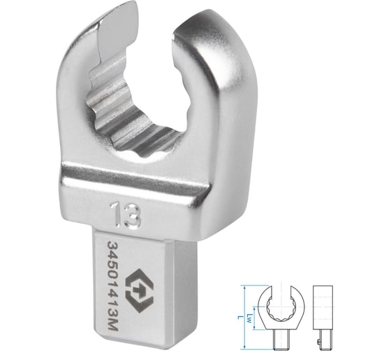 Изображение товара Насадка разрезная серии FIT 13 мм, 9x12 мм KING TONY 34501413M