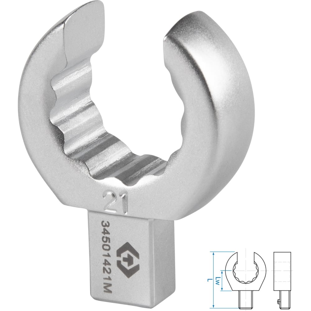 Изображение товара Насадка разрезная серия FIT 21 мм 9x12 мм KING TONY 34501421M