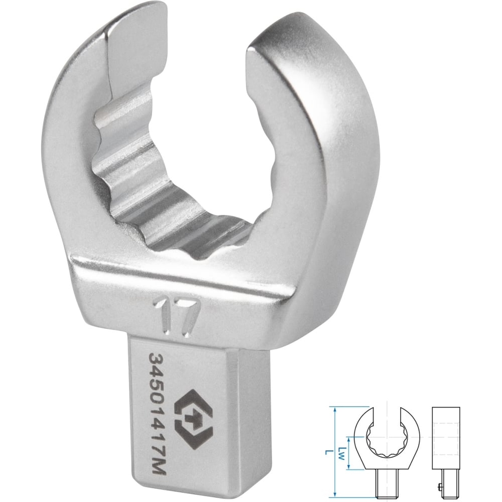 Изображение товара Насадка разрезная KING TONY FIT 17 мм, привод 9x12 мм для гаек