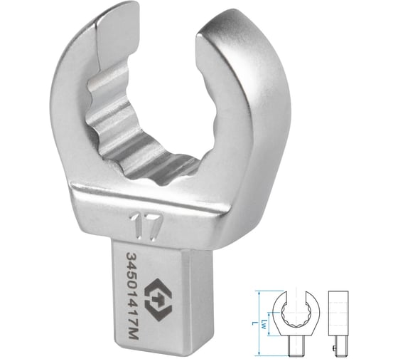 Изображение товара Насадка разрезная серии FIT 17 мм, 9x12 мм KING TONY 34501417M
