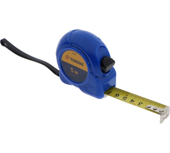 Изображение товара Рулетка  ТУНДРА пластиковый корпус, 5 м х 19 мм 881685