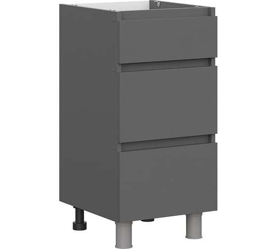 Изображение товара Стол с ящиками Арника СЯ 400 Денвер, графит 00-00161736