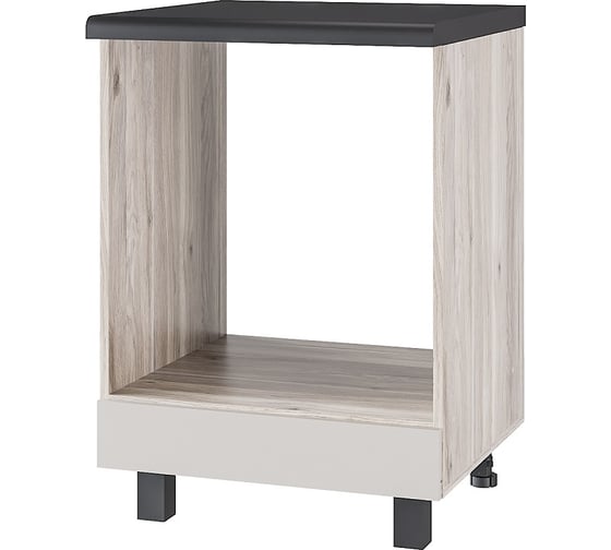 Изображение товара Шкаф под духовку со столешницей Арника Берген Лайт 6д1, Дуб смоки, Кашемир Н92164970