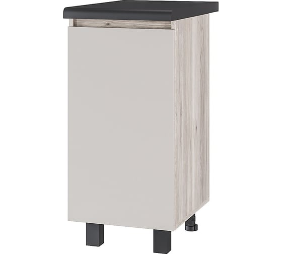 Изображение товара Шкаф со столешницей Арника Берген Лайт 4с1, Дуб смоки, Кашемир Н07154969