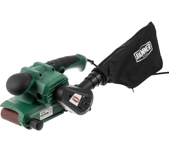 Изображение товара Шлифовальная машинка ленточная HAMMER LSM900D 900Вт 290м/мин лента 457x75мм 840982