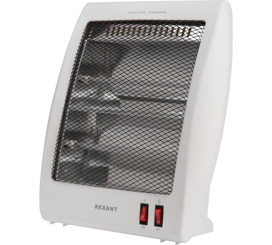 Изображение товара Обогреватель электрический инфракрасный настольный REXANT 0.8 кВт с кварцевыми трубками 60-0058