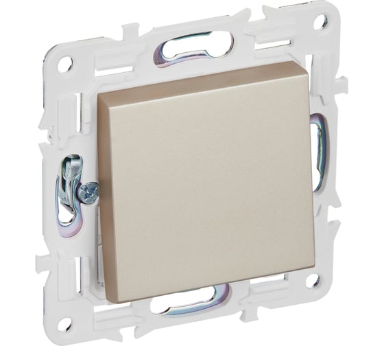 Изображение товара Выключатель IEK SKANDY 1-клавишный перекрестный 10А SK-V03Sa песочный SK-V13-0-10-K98