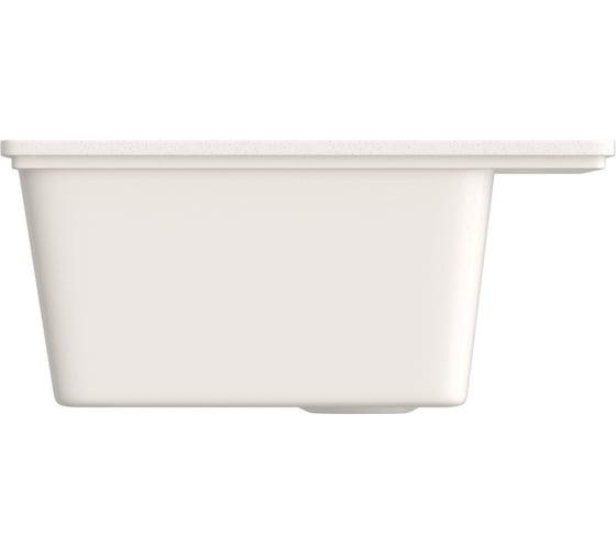 Изображение товара Мойка MIXLINE ML-GMS21 СТАНДАРТ прямоугольная, белый (331), 565x505x200мм 554863