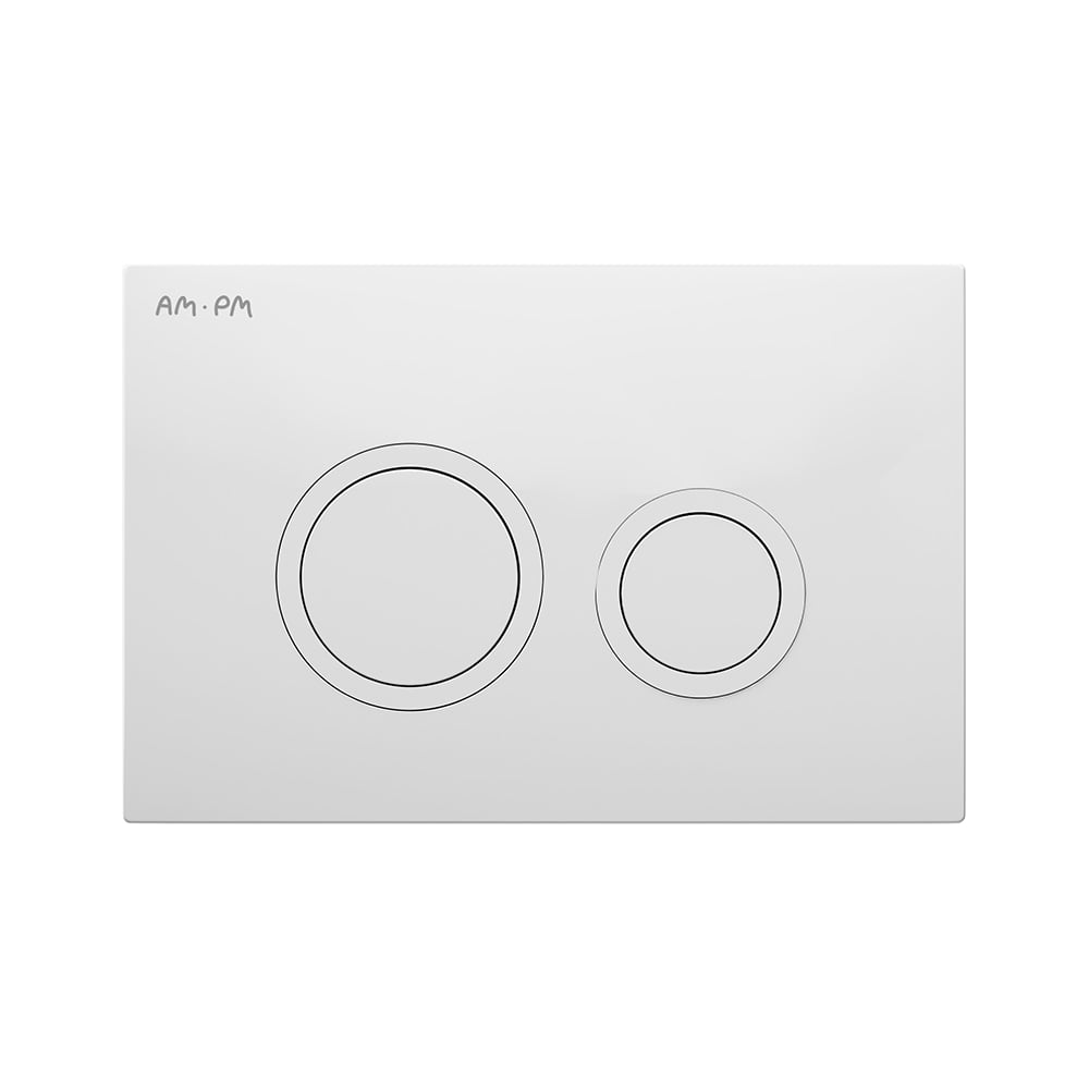 Изображение товара Клавиша для инсталляции AM.PM ErgoFit L пластиковая белая глянцевая