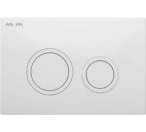 Изображение товара Клавиша для инсталляции AM.PM ErgoFit L пластик, белый глянцевый I110101