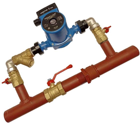 Изображение товара Байпас PROFLINE (насос 25/4 комплектуется железом Ду32) короткий УТ-00036498