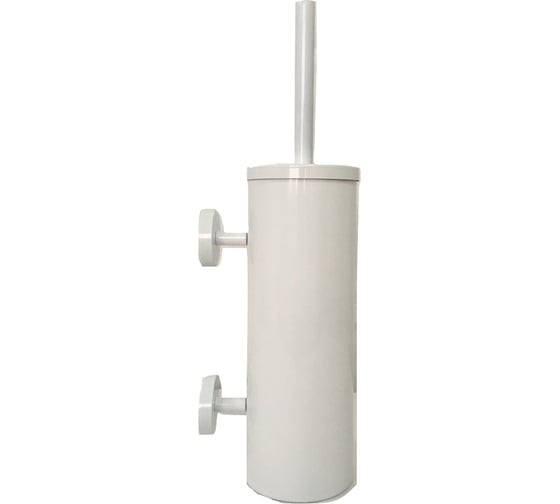 Изображение товара Ершик для унитаза Merida металлический, настенный, с двумя креплениями, белый GIB345