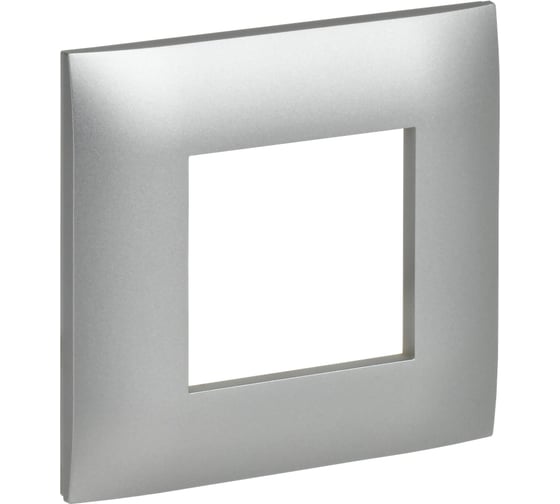 Изображение товара Рамка IEK SKANDY 1-местная SK-F01S серебристый SK-M12-K23