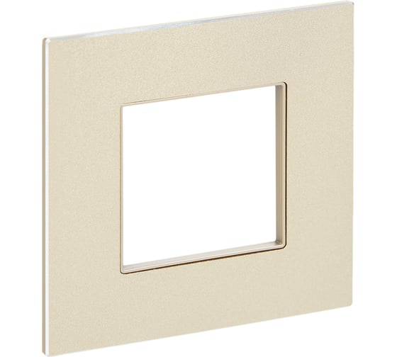 Изображение товара Рамка IEK SKANDY 1-местная SK-F31Sh металл шампань SK-M12-M-K37
