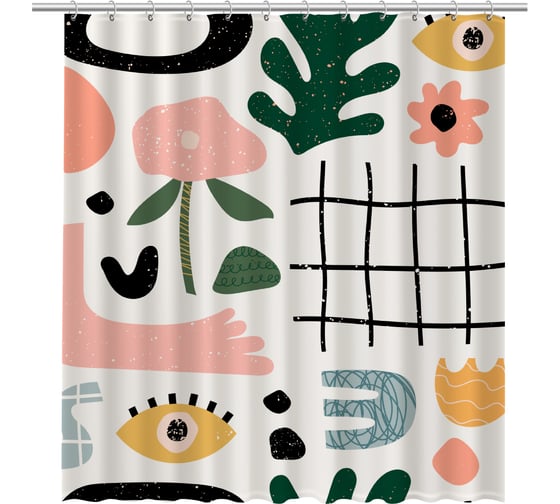 Изображение товара Шторка для ванной FIXSEN "SUMMER" FX-2506