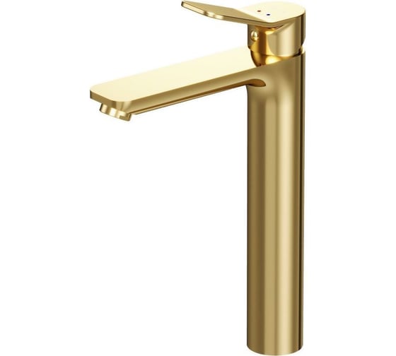 Изображение товара Смеситель для умывальника AM.PM X-Joy высокий, золото F85A92099