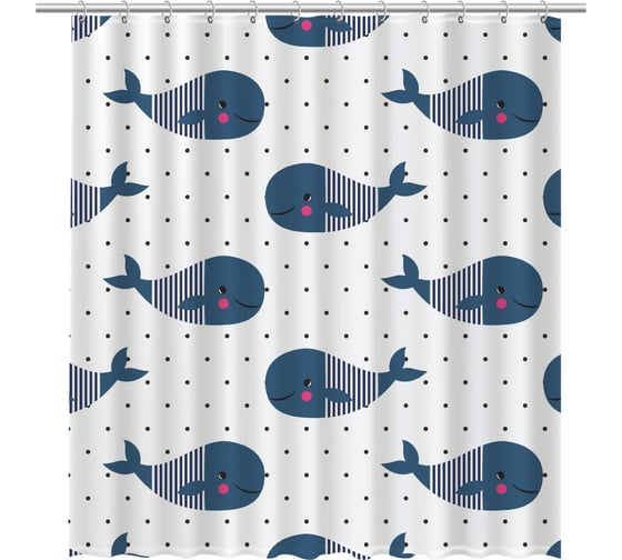 Изображение товара Шторка для ванной FIXSEN "DROP" FX-1508