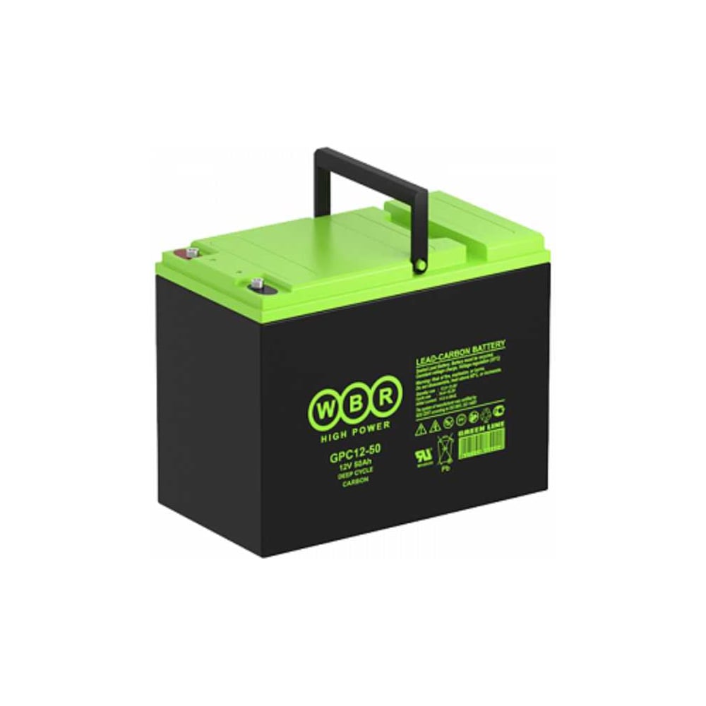 Изображение товара Аккумуляторная батарея GPC12-50 12 В 50 А*ч AGM для надежного питания