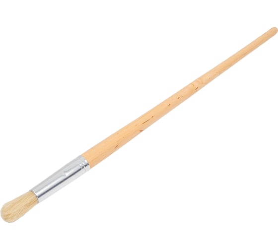 Изображение товара Круглая кисть для масляных красок и лаков HARDY светлая натуральная щетина, 12" 0255-620012