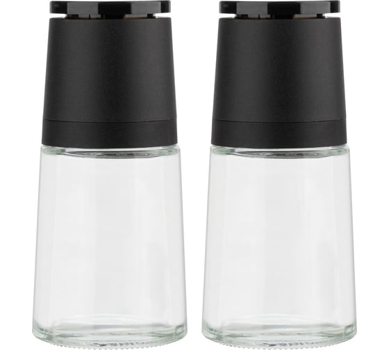 Изображение товара Набор Mallony из 2 мельниц для специй, PICCANTE, размер 13x6 см, ручных, стеклянных 108138