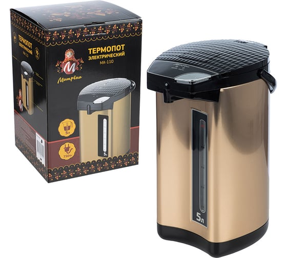 Изображение товара Термопот Матрёна МА-110 5 л, 750 Вт, насос 008499