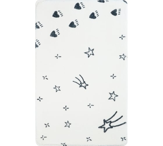 Изображение товара Коврик для ванной FIXSEN "TEDDY SKY" белый 50х80 см FX-6001S