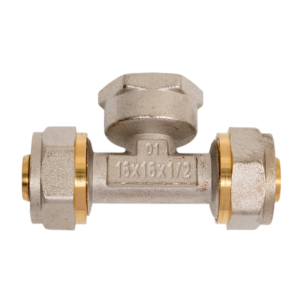 Изображение товара Тройник Damento 16 мм x 1/2 дюйма для трубопроводов