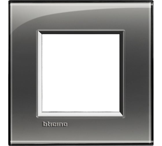Изображение товара Рамка прямоугольная Bticino Livinglight 1 пост, цвет Лондонский туман LNA4802KF